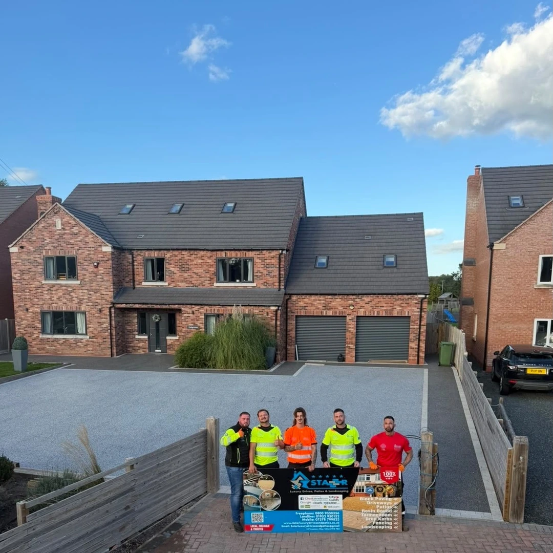 Driveway & Patio project by 5 Star Luxury Drives, Patios & Landscaping in Telford